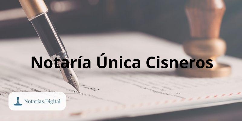 Notaría Única Cisneros en Cisneros