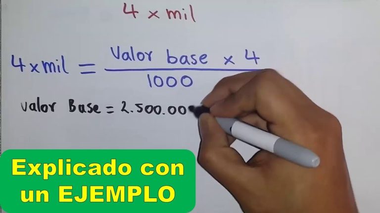 ¿Qué es el 4 por mil?