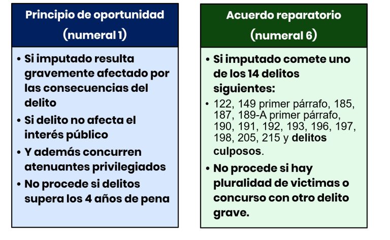 ¿Qué es el principio de oportunidad?
